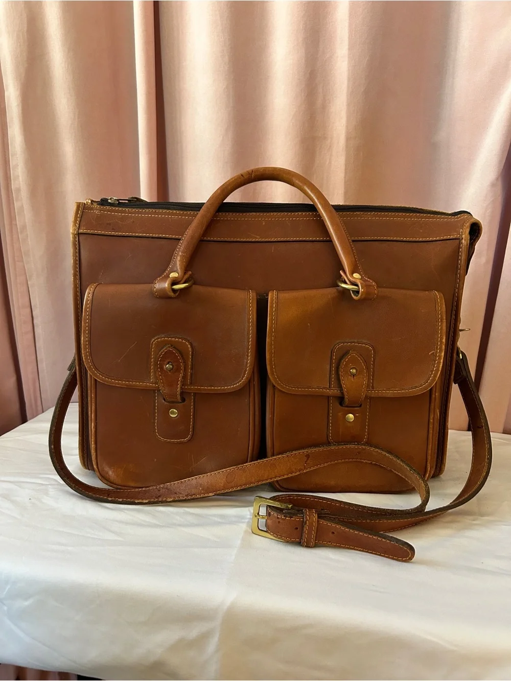 Vintage Leather Briefcase